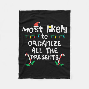 Hoogstwaarschijnlijk organiseren Cadeaus Kerstmis  Fleece Deken