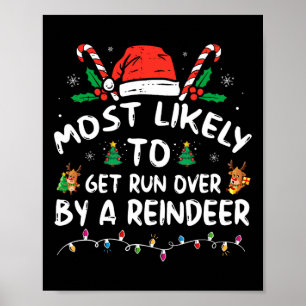 Hoogstwaarschijnlijk Overreden Door Een Rendier Ke Poster