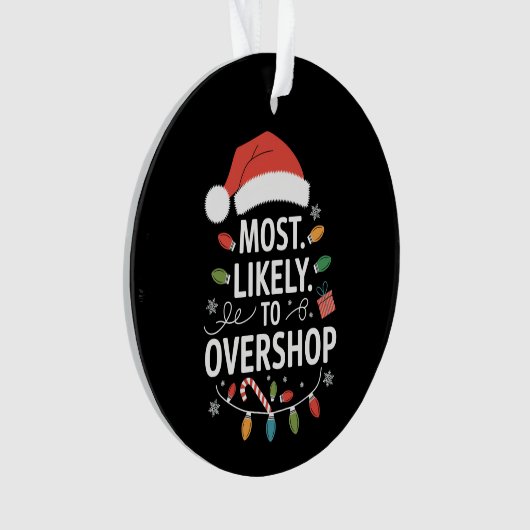 Hoogstwaarschijnlijk overshop Shopping Squad Famil Ornament (voorkant)