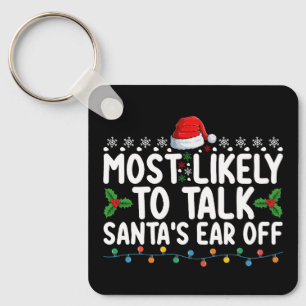 Hoogstwaarschijnlijk praat Santa's oor eraf met Ke Sleutelhanger