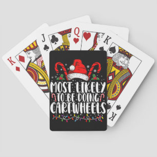 Hoogstwaarschijnlijk Radslag Doend Passende Kerstm Pokerkaarten