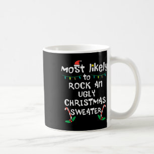 Hoogstwaarschijnlijk Rock Ugly Christmas Family Ma Koffiemok