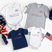 Hoogstwaarschijnlijk | Rood Wit & Blauw 4 juli Reü T-shirt