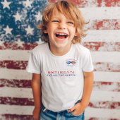 Hoogstwaarschijnlijk | Rood Wit & Blauw 4 juli Reü T-shirt