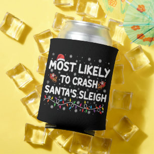Hoogstwaarschijnlijk Santas slee crashen Leuke Ker Blikjeskoeler