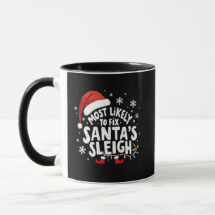 Hoogstwaarschijnlijk Santa's Sleigh Handyman Xmas  Mok