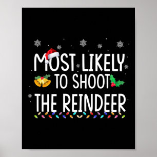 Hoogstwaarschijnlijk Schiet de Familie Kerstman va Poster