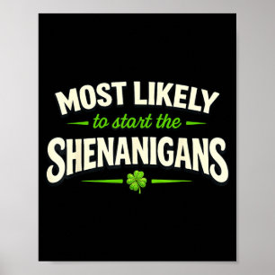Hoogstwaarschijnlijk shenanigans te starten op St. Poster