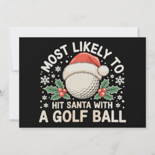 Hoogstwaarschijnlijk Sinterklaas Rakt met een Golf Kaart