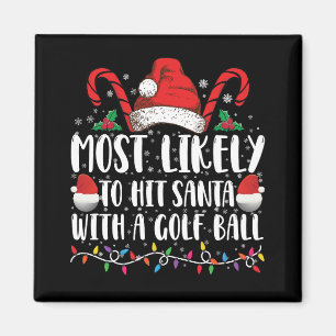 Hoogstwaarschijnlijk Slaat Santa Met Een Golfbal K Magneet