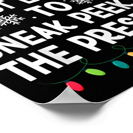 Hoogstwaarschijnlijk sneak peek bij de Cadeaus ker Poster (Hoek)