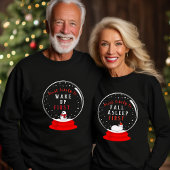 Hoogstwaarschijnlijk snowglobe bijpassende kerstpy trui