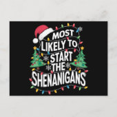 Hoogstwaarschijnlijk start de Shenanigans familie  Feestdagenkaart (Voorkant)