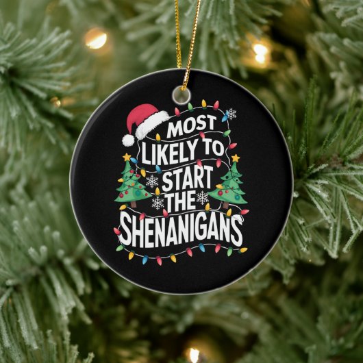 Hoogstwaarschijnlijk start de Shenanigans familie  Keramisch Ornament (Boom)