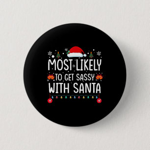 Hoogstwaarschijnlijk Sy Te Krijgen Met Kerstman Le Ronde Button 5,7 Cm