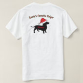 Hoogstwaarschijnlijk T-Shirt: Grappige teckel lief T-shirt (Design achterkant)