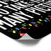 Hoogstwaarschijnlijk te veel Afbeeldingen Xmas-fam Poster (Hoek)