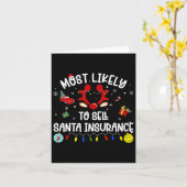 Hoogstwaarschijnlijk te verkopen Santa Insurance X Kaart (Gele Bloem)