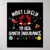Hoogstwaarschijnlijk te verkopen Santa Insurance X Poster (Voorkant)
