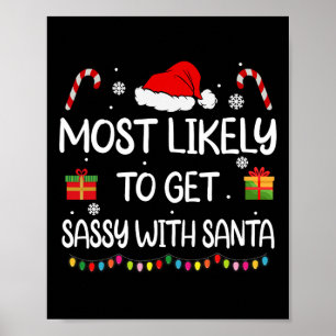 Hoogstwaarschijnlijk te zeggen met Santa Fun Famil Poster