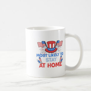 Hoogstwaarschijnlijk thuis blijven 4 juli Matching Koffiemok