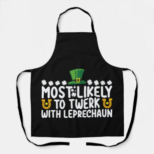 Hoogstwaarschijnlijk Twerkt Met Leprechaun Dans Gr Schort