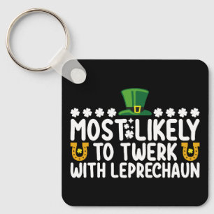 Hoogstwaarschijnlijk Twerkt Met Leprechaun Dans Gr Sleutelhanger