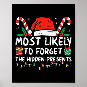 Hoogstwaarschijnlijk vergeet de verborgen cadeaus poster