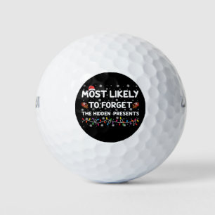 Hoogstwaarschijnlijk vergeet de verborgen Kerstcad Golfballen