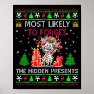Hoogstwaarschijnlijk vergeet de verborgen zebra ke poster