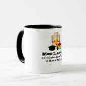 Hoogstwaarschijnlijk verkeerd Afstuderen Gift Mok (Voorkant links)