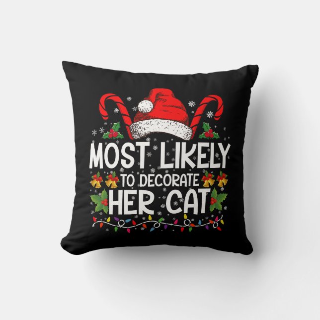 Hoogstwaarschijnlijk versiert ze haar kattengesin  kussen (Voorkant)