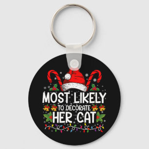 Hoogstwaarschijnlijk versiert ze haar kattengesin  sleutelhanger