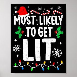 Hoogstwaarschijnlijk Voelt Lit Grappige Familie Ma Poster