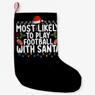 Hoogstwaarschijnlijk voetballen met Kerstman Kerst Kleine Kerstsok