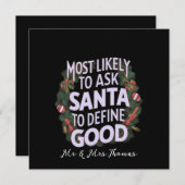 Hoogstwaarschijnlijk vraagt Sinterklaas om 'goed'  Kaart (Voorkant / Achterkant)