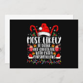 Hoogstwaarschijnlijk warme chocolademarshmallows d kaart (Voorkant / Achterkant)