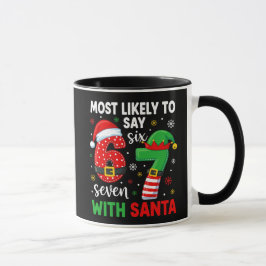 Hoogstwaarschijnlijk zegt 67 Meme Kerstmis Mok