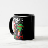 Hoogstwaarschijnlijk zegt 67 Meme Kerstmis Mok (Voorkant links)