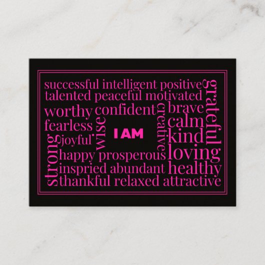 Hoogte: 8,9 x 6,4 cm Visitekaartje (Voorkant)