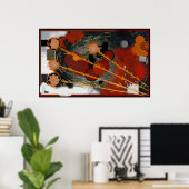 hoogte - Abstract Poster (Thuiskantoor)