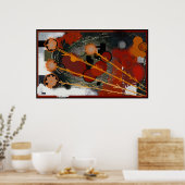 hoogte - Abstract Poster (Keuken)