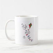 Hoogte als vlieger koffiemok (Links)