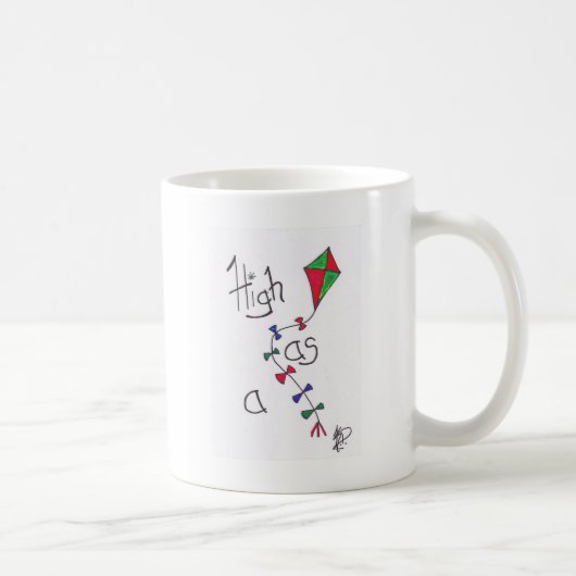 Hoogte als vlieger koffiemok (Rechts)