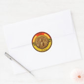 HOOGTE/BEEKEEPER RONDE STICKER (Envelop)