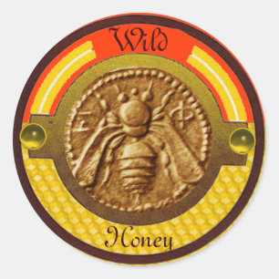 HOOGTE/BEEKEEPER RONDE STICKER