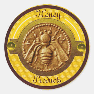 HOOGTE/BEEKEEPER RONDE STICKER