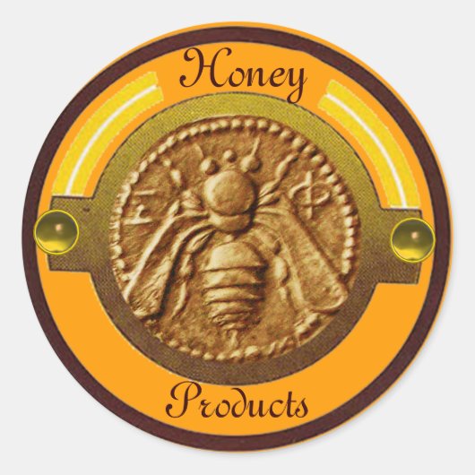 HOOGTE/BEEKEEPER RONDE STICKER (Voorkant)