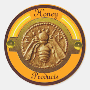 HOOGTE/BEEKEEPER RONDE STICKER