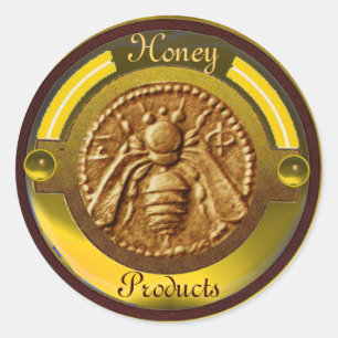 HOOGTE/BEEKEEPER RONDE STICKER